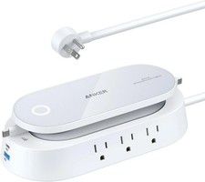 Anker 647 Charging Station 100W 10-in-1 Power Strip with 6 AC 1 USB-A, 1 USB-C
