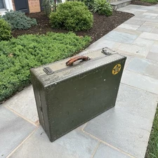 WWII Era US NAVY Aviation Seapack OSHKOSH Miltary Suitcase Luggage