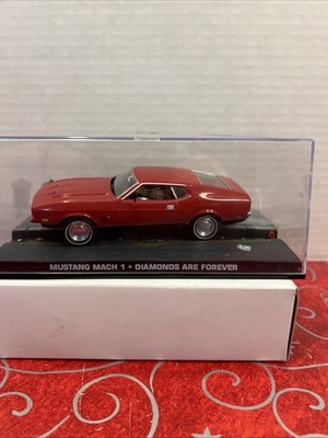 Case Damaged 1971 FORD MUSTANG MACH 1 JAMES BOND W/ DISPLAY 1/64 MOTORMAX 79824