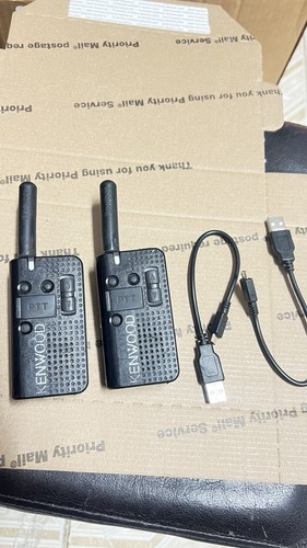 2 Kenwood PKT-23  LT Pocket Two Way UHF two-way radio 4 Channel