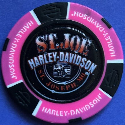 Harley Davidson Full Color Poker Chip from St Joe HD in St Joseph, Missouri