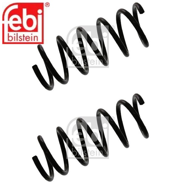 2X Fahrwerksfeder Febi Bilstein 46984 2 Federn Satz Federnsatz FüR Ford-image