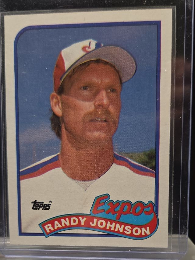 1989 Topps - Randy Johnson Rookie #647 (RC) Expos