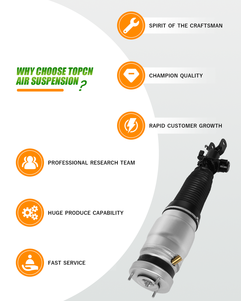 2 Front Air Suspension Shock Struts For Hyundai Equus Ultimate ...