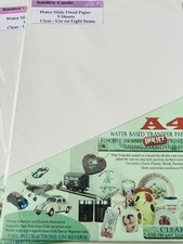 15 arkuszy zjeżdżalni wodnych papiery na naklejki przezroczyste