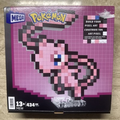 MEGA Pokémon: Mew Build Your Pixel Art 434 pcs Builder Set. Free Shipping!!