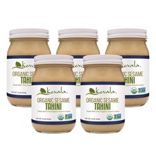 Kevala Organic Sesame Tahini - Vegan Spread, Kosher Butter Paste, 16 oz, 5pack
