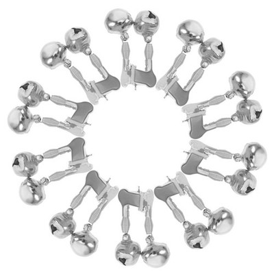 20 Pcs Bell for Fishing Rod Bells Poles Alarms Indicator Dual Alert