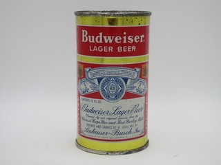 Budweiser Lager Flat Top Beer Can ( SWEET )