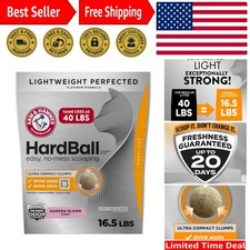 Hardball Lightweight Platinum Cat Litter 16.5 lbs - Odor Control  Easy Scooping