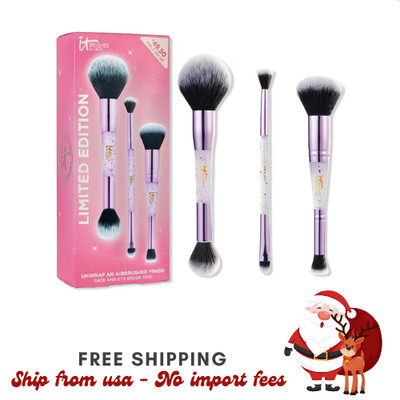 Airbrush Limited Edition Dual-Ended Face & Eye Brush Trio