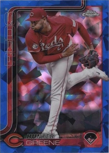 2025 Topps Chrome Hunter Greene RayWave Refractor #91 Reds | eBay