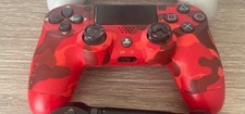 Red Camoflage Playstation 4 Controller