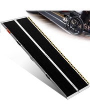 VVN 8ft Aluminum Multi-Folding Wheelchair Scoot Mobility Ramp Portable Non-Slip