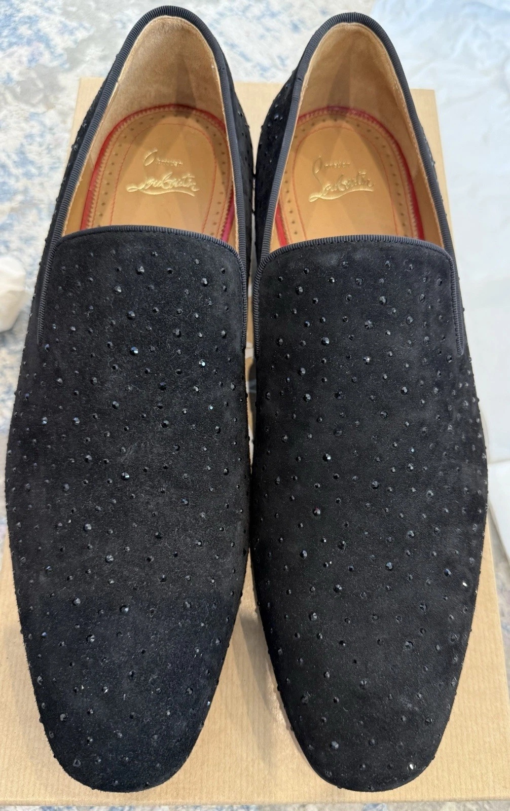 Christian Louboutin — Brand New Christian Loboutin Havana Mortimer Flat Mens  Size 42 Authentic