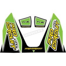 Pro Circuit Green Ti-6 Exhaust Decals - DC22T...