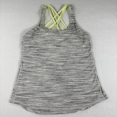 Lululemon Women's Slay the Studio 2-in-1 Tank Top with Bra Size 10  W1BR6S