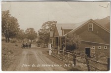 West Harpersfield NY Nichols Store Main Street Vintage RPPC Photo Postcard