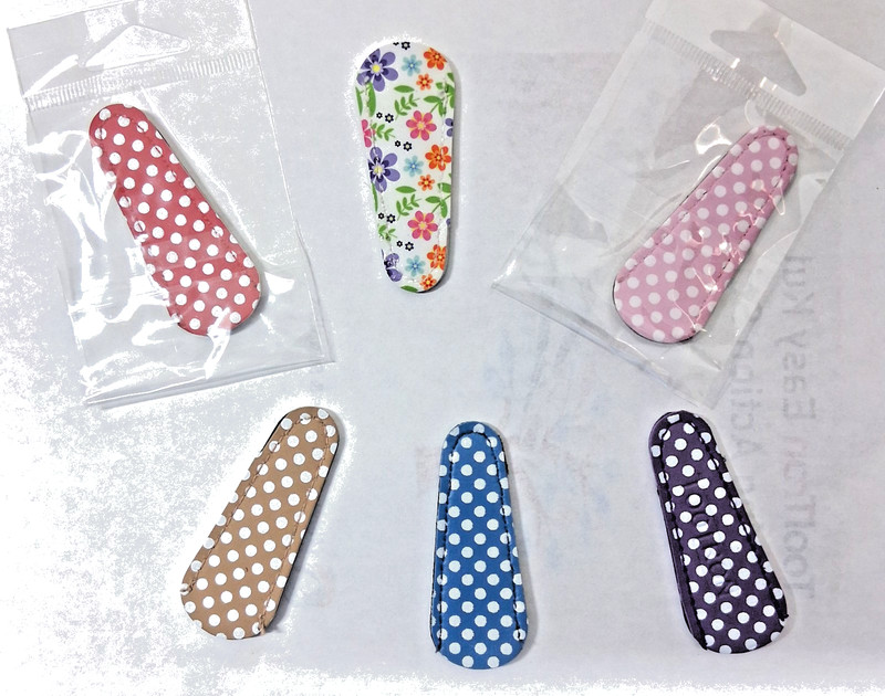 Imitation leather sheaths - 6 pieces total