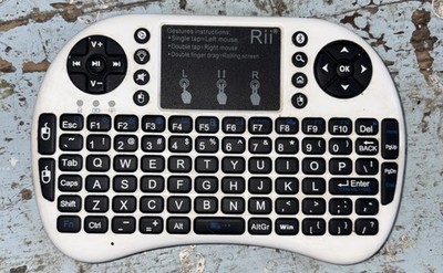 Riitek World's Most Mini Handheld Wireless Keyboard Mouse Model: RT-MWK08+