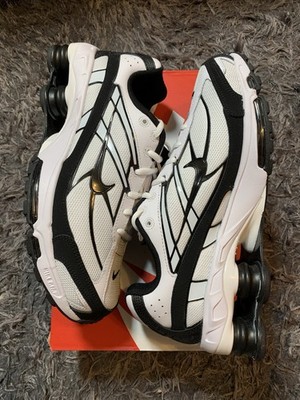 Nike Shox Ride 2 White Black Athletic Running Shoes Size 10.5 Men IO4296-100 New