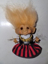 Small 3" Vintage 1960'S Thomas Dam Troll In Pirate Outfit.