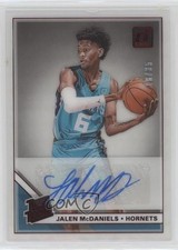 2019-20 Panini Clearly Donruss Rated Rookie Red 16/35 Jalen McDaniels Auto 0d6s