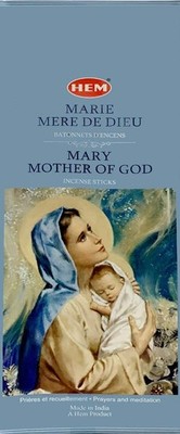 HEM Räucherstäbchen Maria Madre de Dios   Würzig-holziger Duft, BIG Pack