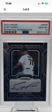 2023 Prizm Eury Perez AUTO Potential Penmanship GEM MT 10