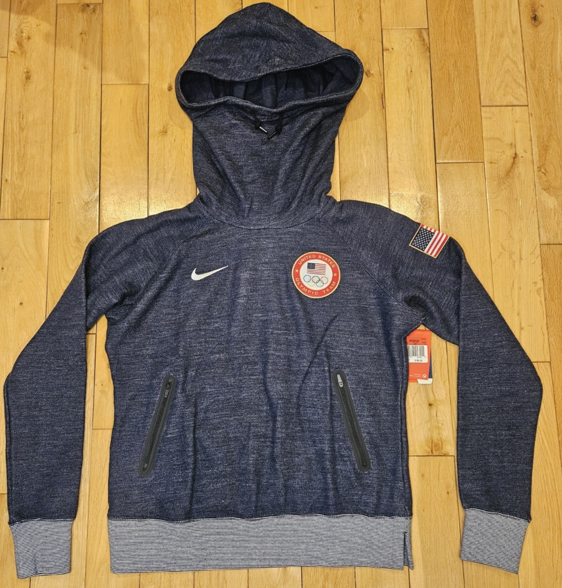 NIKE USA代表 PHILIPS スウェット トレーニング 古着 Nike United States OLYMPIC Team USA Pullover Sweatshirt Hoodie