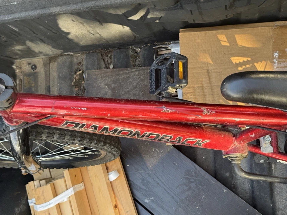 Bicicleta Diamond Back-Old School BMX Aleación Roja Aluminio OG Años 90 Foto 3 de 3