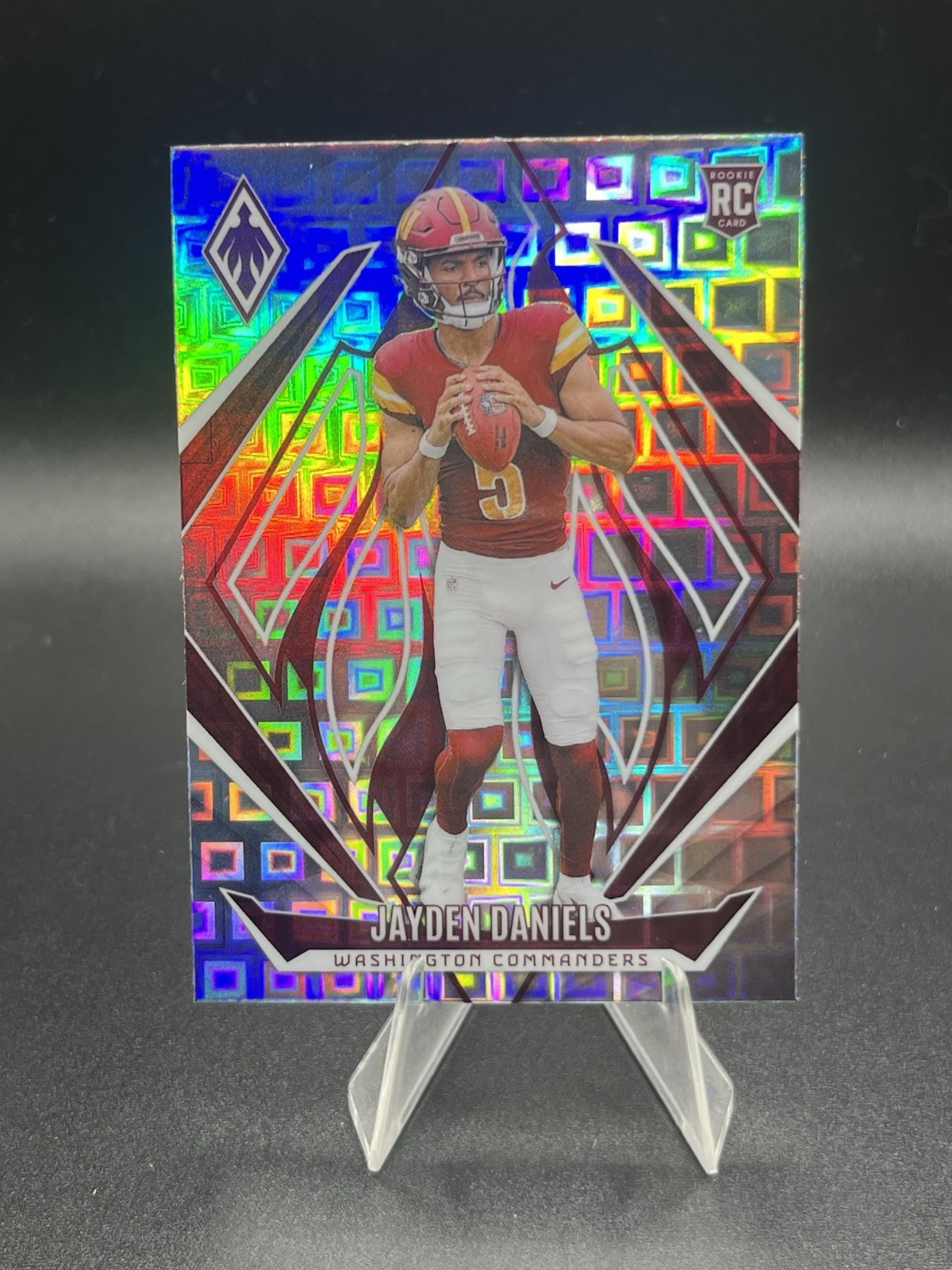 2024 Panini Phoenix Jayden Daniels Rookie Pandora Holo RC #198