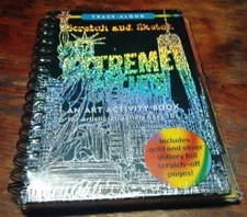 Scratch & Sketch Extreme Cities (Trace Along)-New! Sealed!