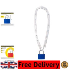 Durable 60cm Steel Security Chain & 40mm Aluminium Padlock for Outdoor Valuables