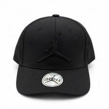 Air Jordan Jumpman Men's Adjustable Baseball Cap - Casual Sports Hat NWT Black