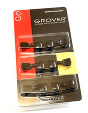 Grover Black Keystone Roto-Grip Locking Tuners for Gibson LP/SG 502BCK