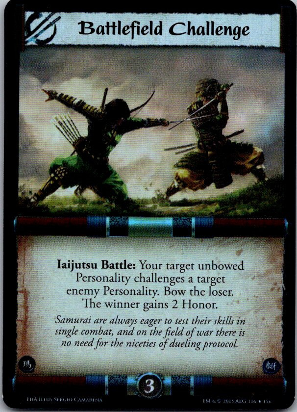 L5R CCG ThA Thunderous Acclaim Battlefield Challenge FOIL eBay