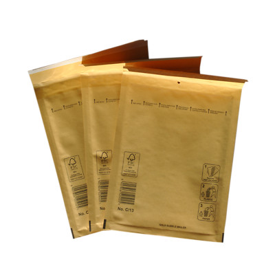 400x Premium Luftpolster Versandtaschen gold Größe C3 150x220mm (außen 170x230)