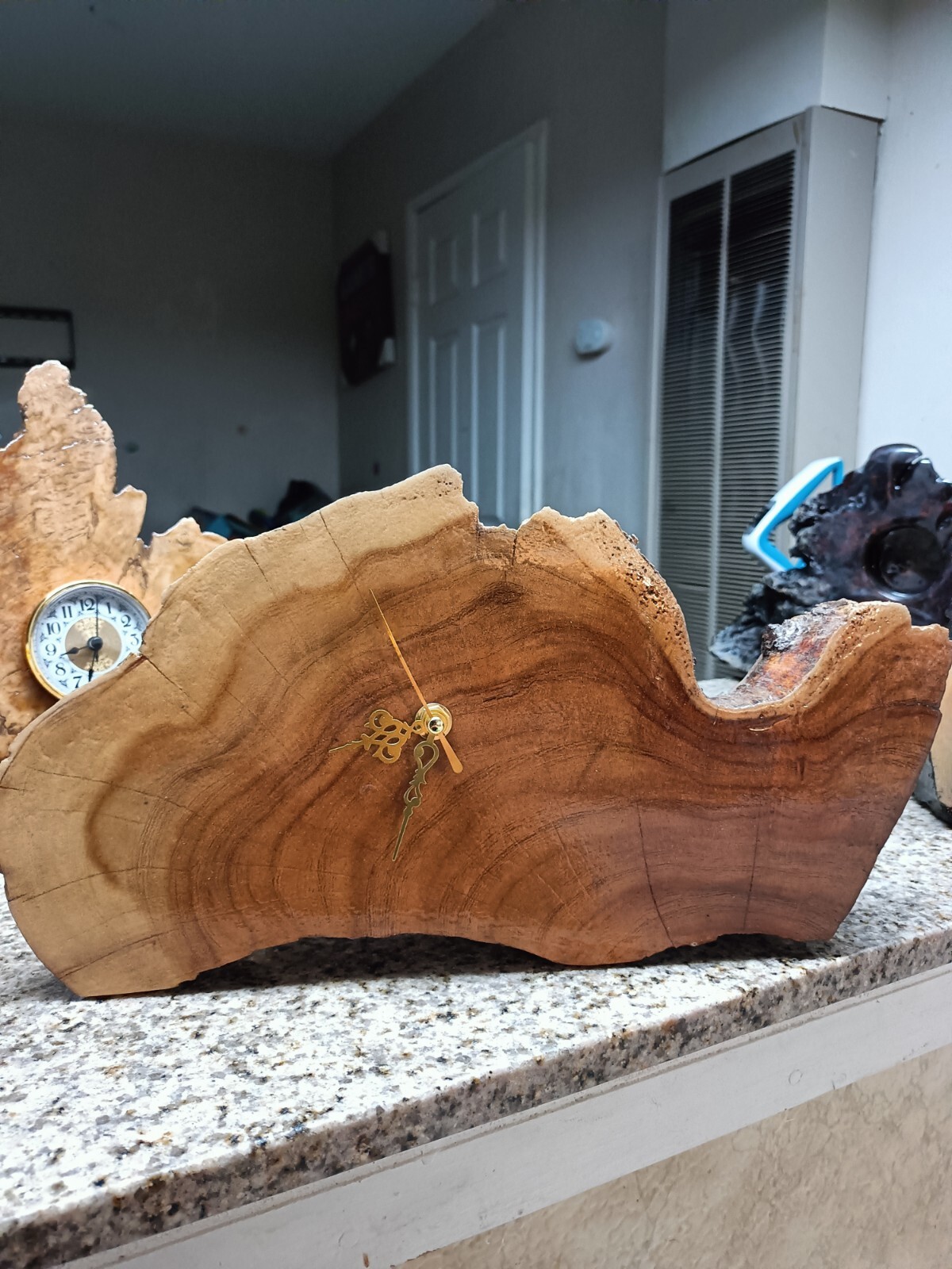 Ornamental Wood Wall Clock