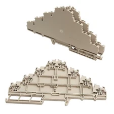 Lot of 3 Weidmüller 120892000 Terminal Blocks, 4-Level 8 Contacts, 250V 20A