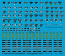 Peddinghaus 1/35 Waffen-SS Panzertruppe Armoured Troops Uniform Insignia 3069