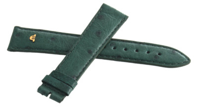 Maurice Lacroix 18mm x 16mm Green Leather Watch Band Strap 