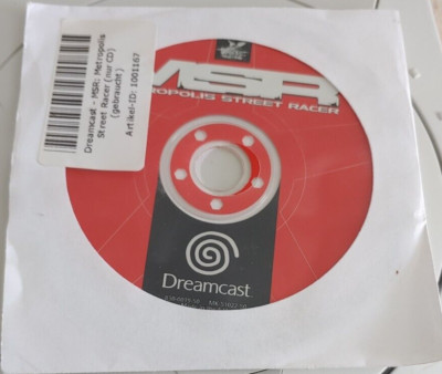 MSR Metropolis Street Racer (Sega 2000) Sega Dreamcast CD only! classic game