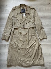 Burberry  s Nova Check Vintage Doubleside Trench Coat Size:50
