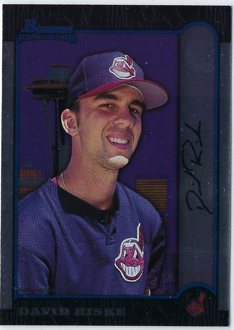 1999 BOWMAN David Riske INTERNATIONAL FOIL #120 NM Cleveland Indians RC Rookie