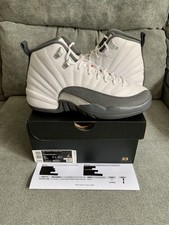 jordan 12 white grey 2019