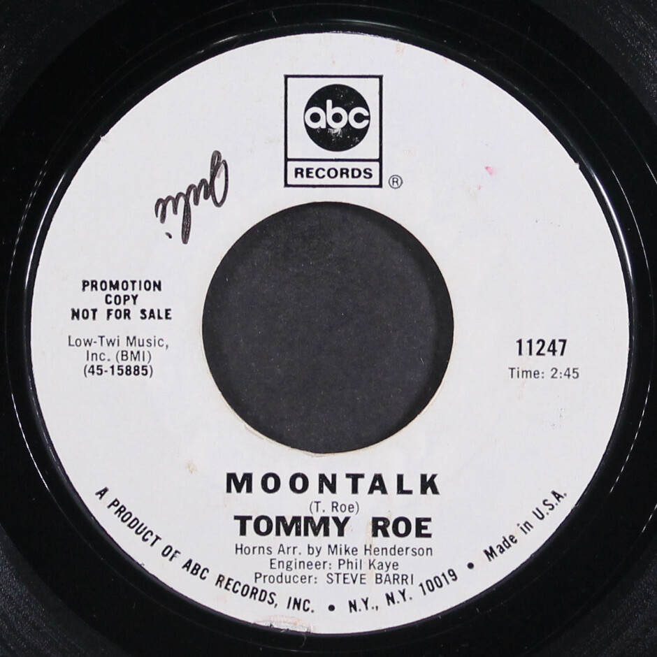 TOMMY ROE jam up & jelly tight / moontalk ABC 7" Single 45 RPM eBay