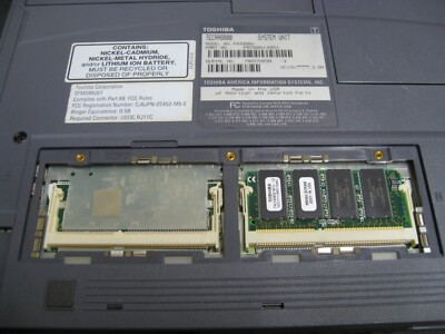 Vintage Toshiba Tecra 8000 Laptop computer 512MB NO HDD No PS | eBay