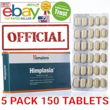 Himalaya Himplasia 5 Pack 150 tablets Official USA Men`s Healths Care FRESH NEW