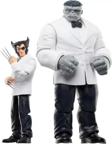 Marvel Legends Series Marvels Patch and Joe Fixit, Wolverine Action Figures